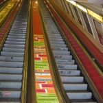 Metró reklám-balusztrád-Deák tér